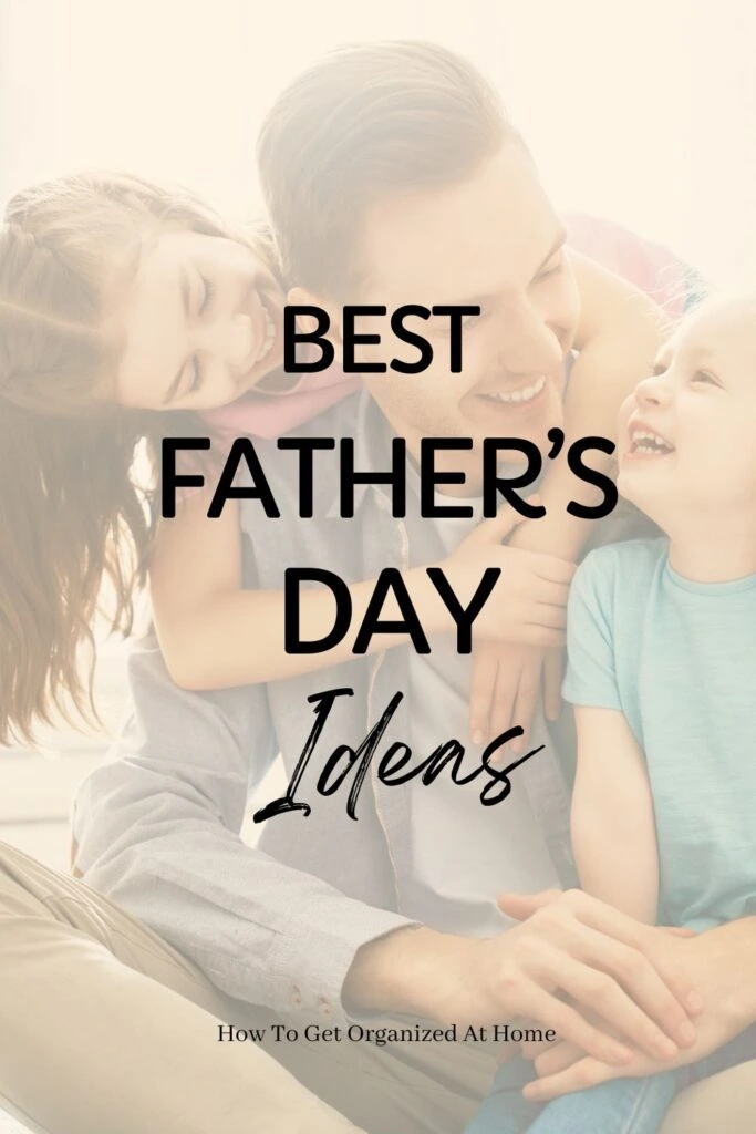 father and daughters behind the wording, best father's day ideas