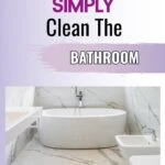 How To Simply Clean The Bathroom