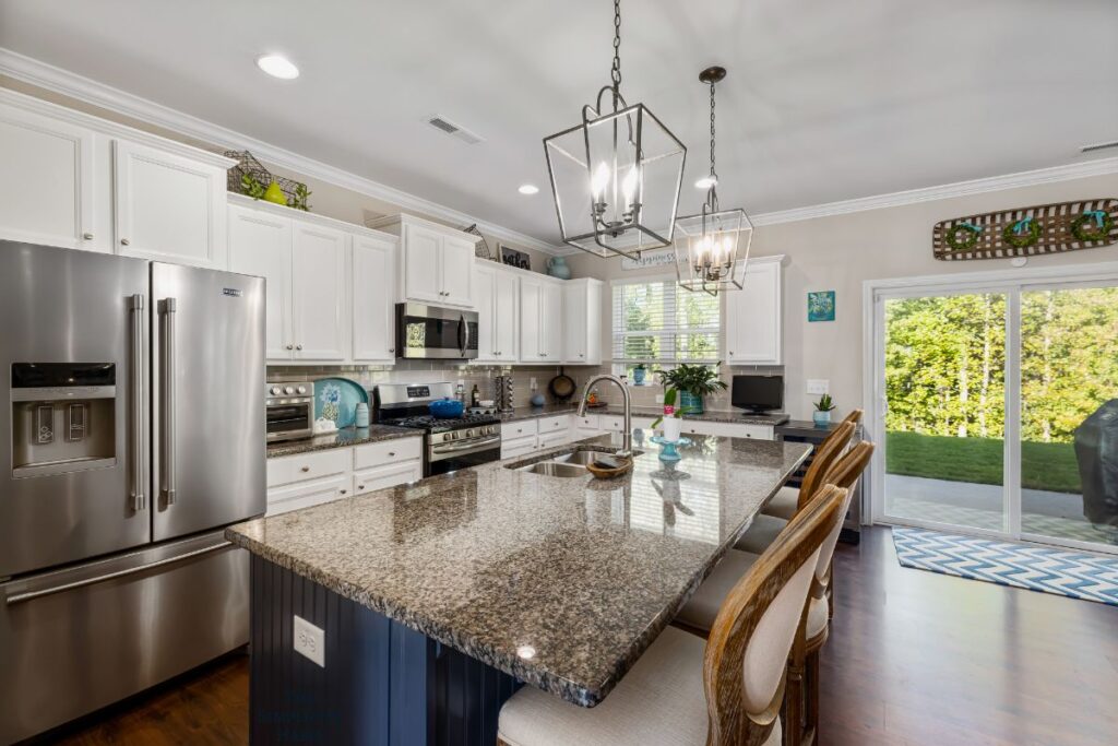 cluttered kitchen