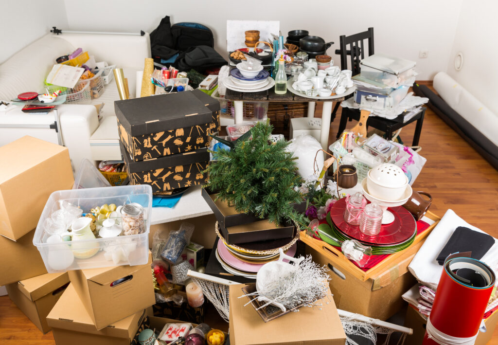 many boxes of assorted items