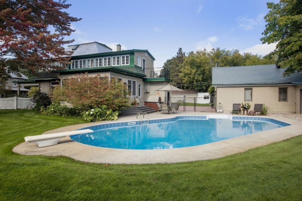 backyard pool