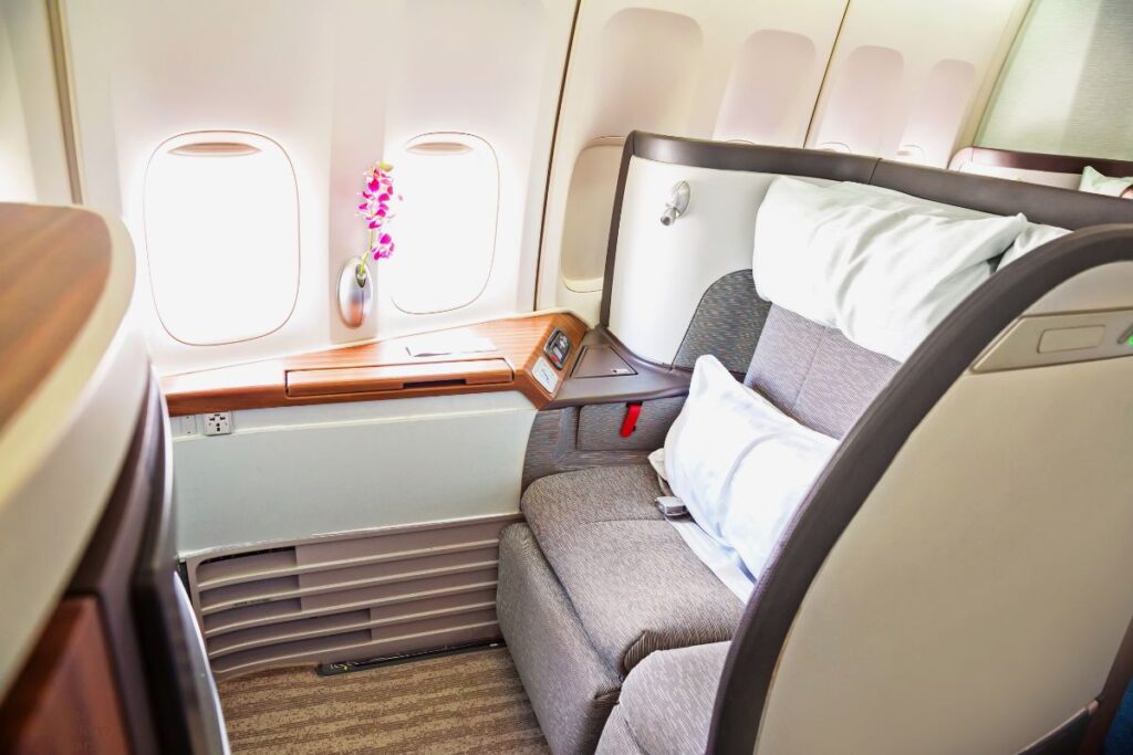 first class flight