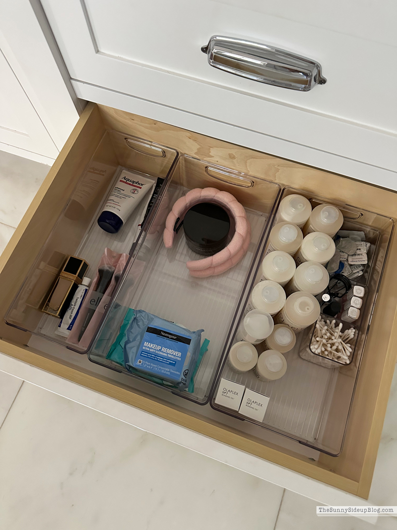 Organized Bathroom Drawers (Sunny Side Up)
