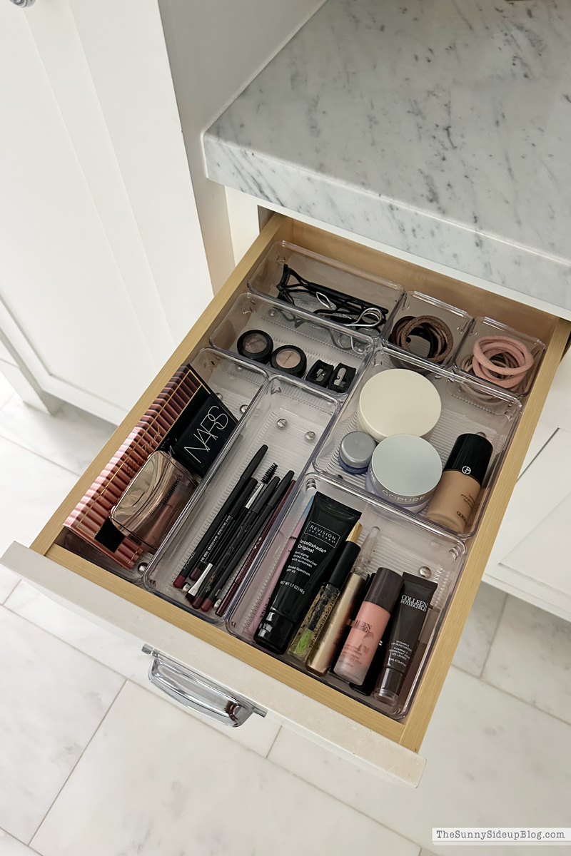 Organized Bathroom Drawers (Sunny Side Up)