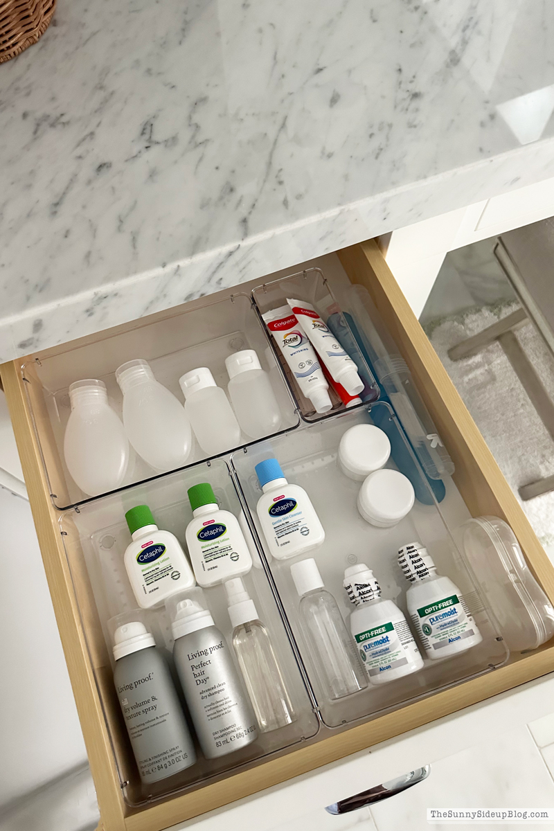 Organized Bathroom Drawers (Sunny Side Up)
